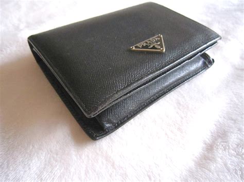 prada saffiano black and gray card wallet|authentic prada saffiano bag.